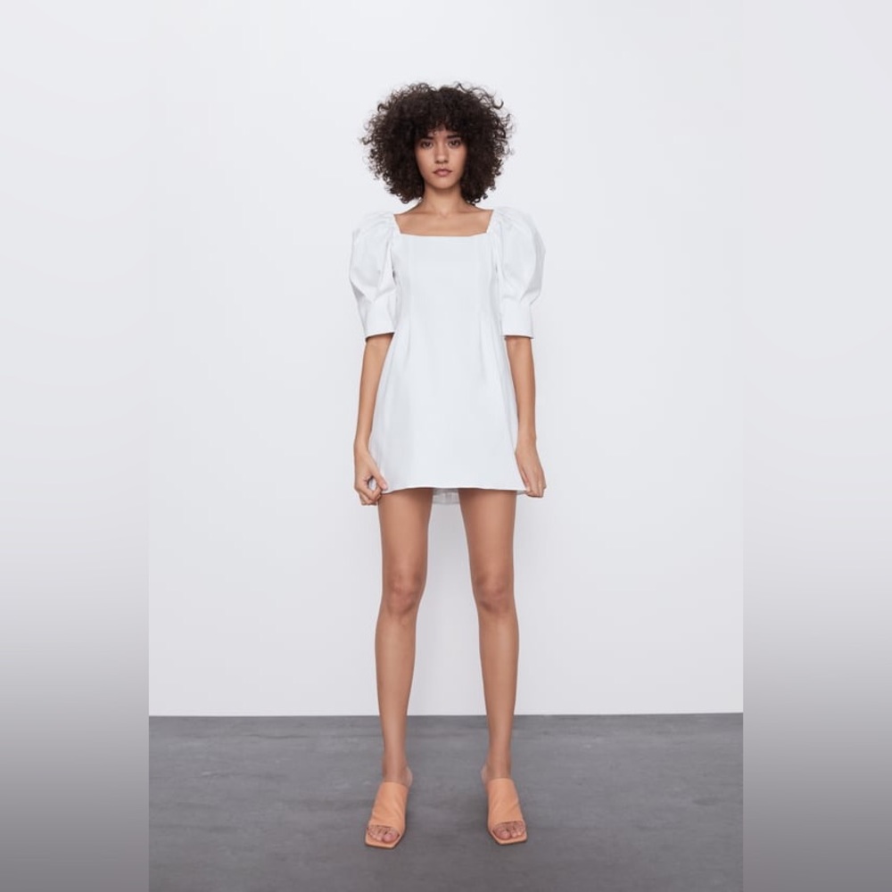 Zara White Dress